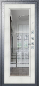 Атриум Титан R-4 403/П61 Букле графит - Bianco